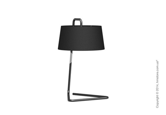Настольный светильник Calligaris Sextans, Table lamp, Fabric black