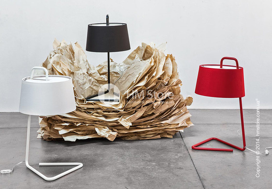 Настольный светильник Calligaris Sextans, Table lamp, Fabric black