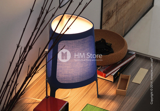 Настольный светильник Calligaris Allure, Table lamp, Fabric white