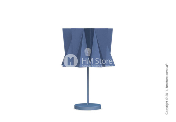 Настольный светильник Calligaris Andromeda, Table lamp, Fabric blue