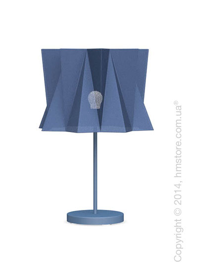 Настольный светильник Calligaris Andromeda, Table lamp, Fabric blue