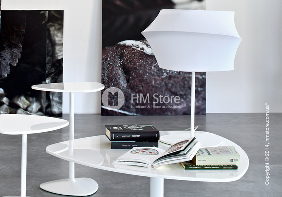 Настольный светильник Calligaris Cugnus, Table lamp, Fabric grey