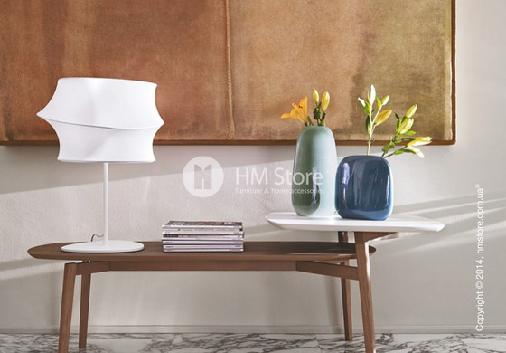 Настольный светильник Calligaris Cugnus, Table lamp, Fabric grey