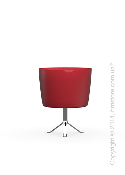 Настольный светильник Calligaris Phoenix, Table lamp, Glass red and white