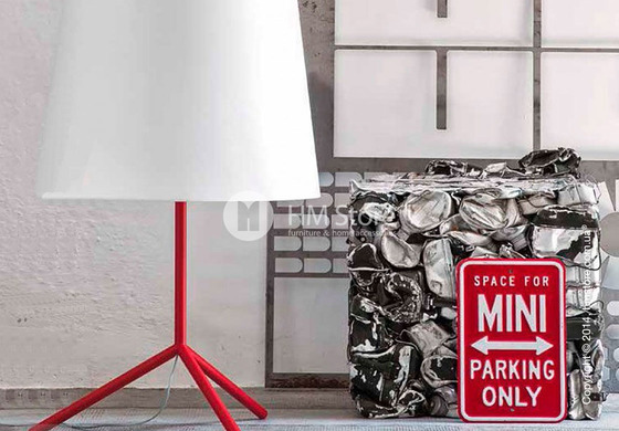 Напольный светильник Calligaris Big Wave, Floor lamp, Metal matt red
