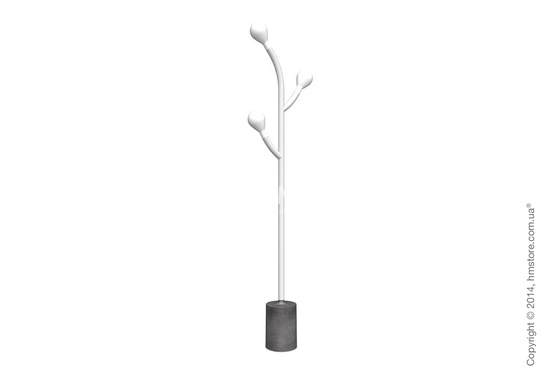 Напольный светильник Calligaris Pom Pom, Floor lamp, Metal optic white