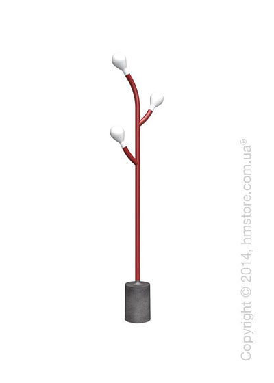 Напольный светильник Calligaris Pom Pom, Floor lamp, Metal red