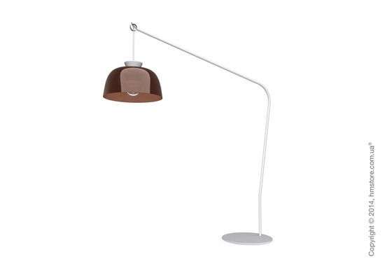 Напольный светильник Calligaris Arpège, Floor lamp, Glossy transparent smoked bronze