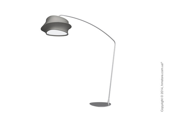 Напольный светильник Calligaris Cugnus, Floor lamp, Fabric grey
