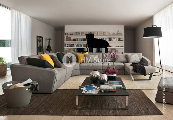 Напольный светильник Calligaris Sextans, Floor lamp, Fabric taupe