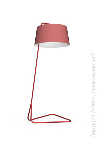 Напольный светильник Calligaris Sextans, Floor lamp, Fabric red