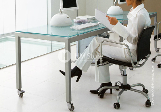 Кресло Connubia Air Race, Swivel chair, Net coating optic white