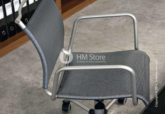 Кресло Connubia Web Race, Swivel chair, Metal matt nougat and Joy coating optic white