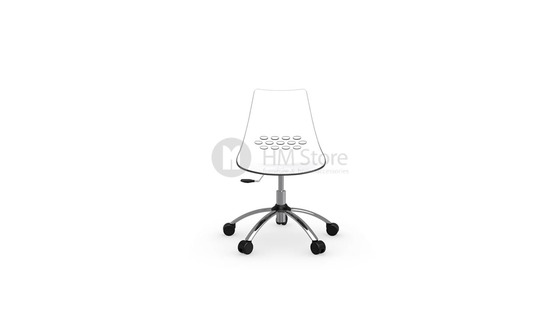 Кресло Connubia Jam, Swivel chair, Plastic white and transparent Кресло Connubia Jam, Swivel chair, Plastic white and transparent
