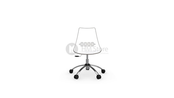 Кресло Connubia Jam, Swivel chair, Plastic white and taupe transparent