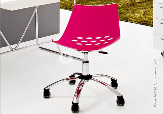 Кресло Connubia Jam, Swivel chair, Plastic white and green transparent