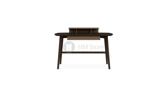 Стол Calligaris Match, Ashwood smoke, Veneer smoke and Lacquered matt nougat