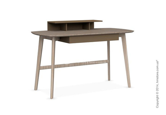 Стол Calligaris Match, Ashwood natural, Veneer natural and Lacquered matt nougat