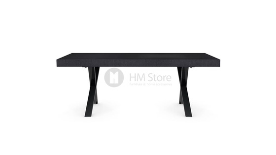 Стол Calligaris Axel, Veneer graphite and Metal black nickel