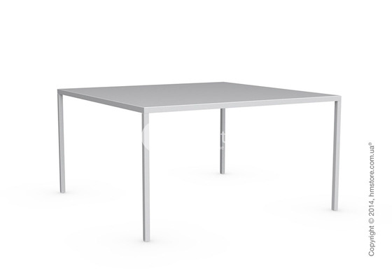 Стол Calligaris Heron, Metal matt optic white