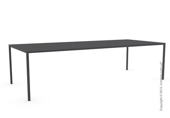 Стол Calligaris Heron, Rectangular metal table L, Metal black
