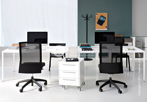 Стол Calligaris Heron, Rectangular metal table L, Metal black