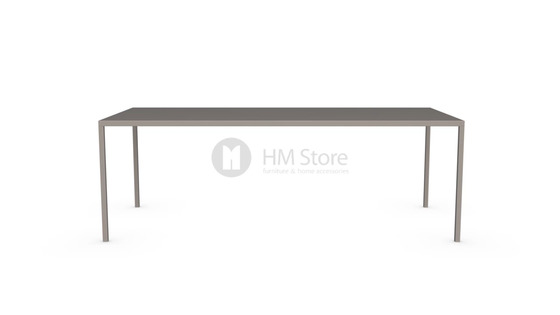 Стол Calligaris Heron, Rectangular metal table M, Metal matt taupe