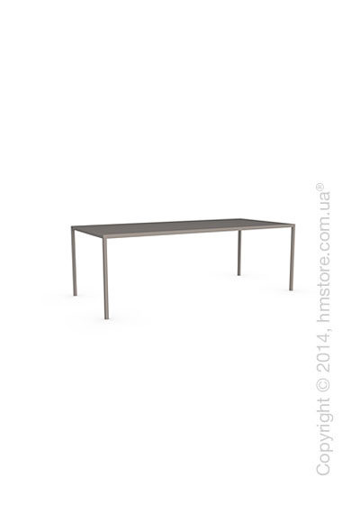 Стол Calligaris Heron, Rectangular metal table M, Metal matt taupe