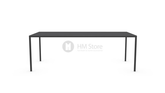 Стол Calligaris Heron, Rectangular metal table M, Metal matt black