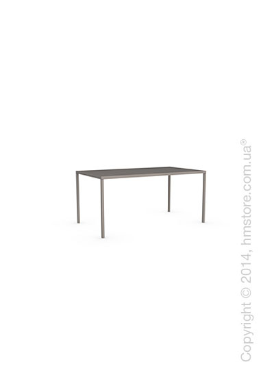 Стол Calligaris Heron, Rectangular metal table S, Metal matt taupe