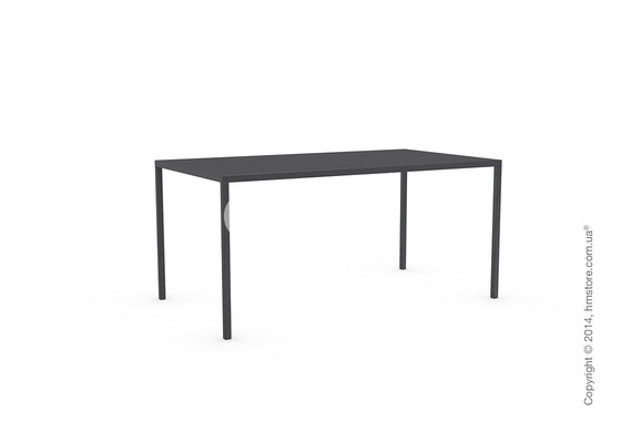 Стол Calligaris Heron, Rectangular metal table S, Metal matt black