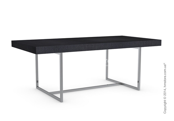Стол Calligaris Parentesi, Veneer graphite and Metal chromed