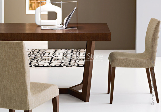 Стол Calligaris Prince, Wooden table, Veneer walnut