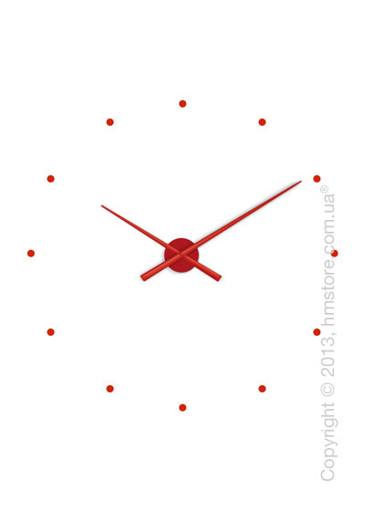Часы настенные Nomon Oj Wall Clock, Red