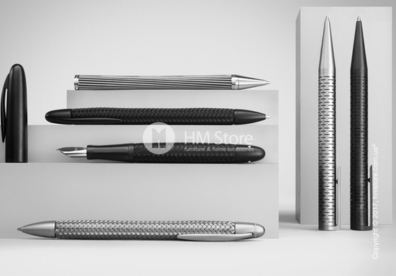 Ручка шариковая Porsche Design серия LaserFlex, Silver