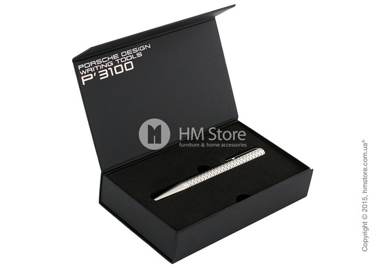 Ручка шариковая Porsche Design серия LaserFlex, Silver