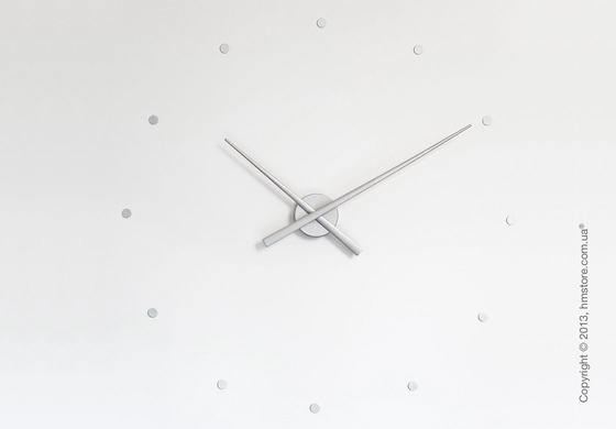 Часы настенные Nomon Oj Wall Clock, Silver