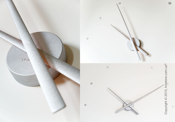 Часы настенные Nomon Oj Wall Clock, Silver
