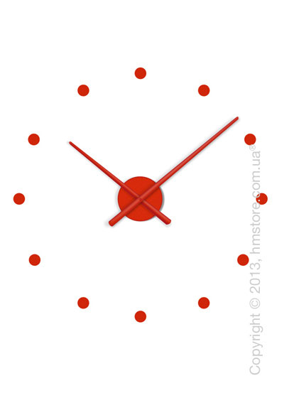 Часы настенные Nomon Oj Mini Wall Clock, Red