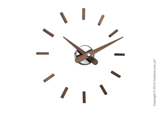 Часы настенные Nomon Sunset Wall Clock, Walnut