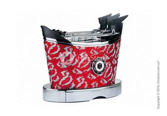 Тостер Bugatti Individual VOLO Sparkle of crystals, Red