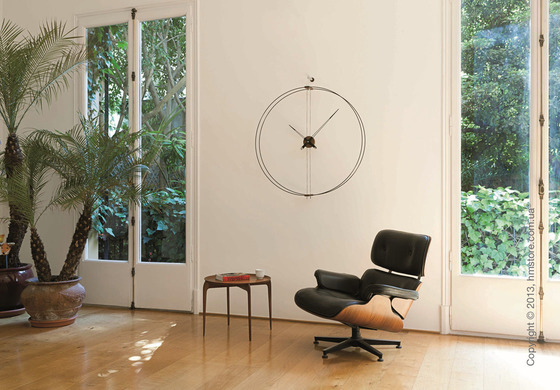 Часы настенные Nomon Barcelona Wall Clock, Wenge Часы настенные Nomon Barcelona Wall Clock, Wenge