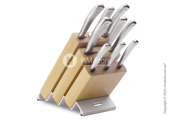 Набор из 9-ти ножей на подставке Wüsthof Knife block коллекция Culinar, Steel