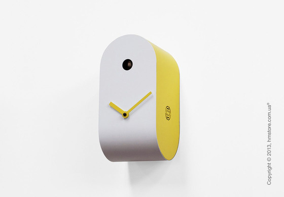 Часы настенные Progetti Pared Cucupola Wall Clock, Yellow