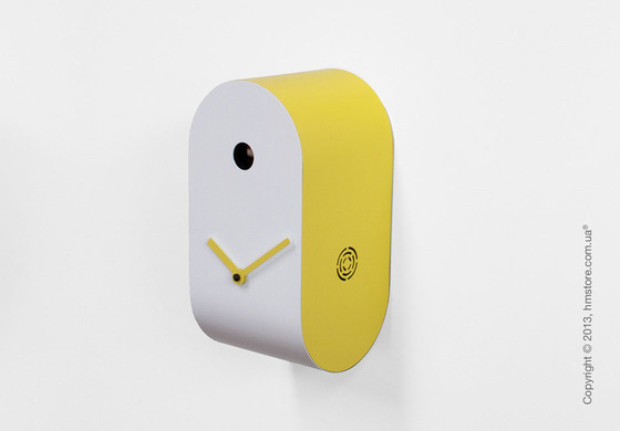 Часы настенные Progetti Pared Cucupola Wall Clock, Yellow