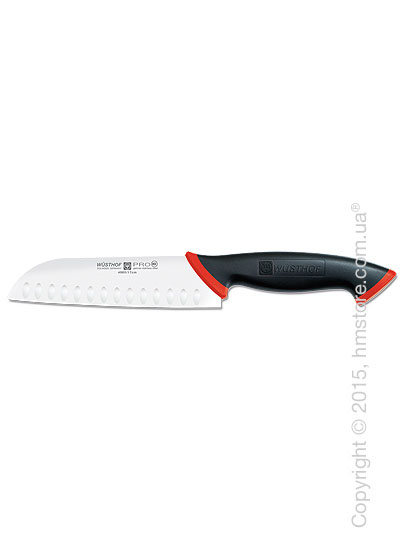 Нож Wüsthof Santoku коллекция Pro Colour, 17 см, Red
