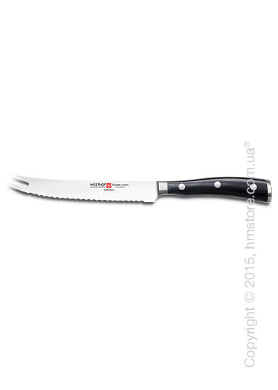 Нож Wüsthof Tomato knife коллекция Classic Ikon, 14 см, Black