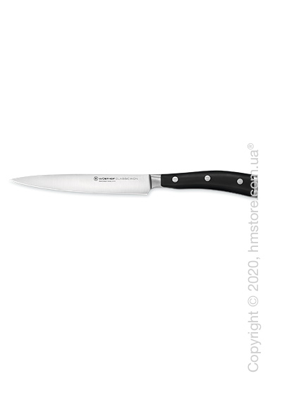 Нож Wüsthof Utility knife коллекция Classic Ikon, 16 см, Black