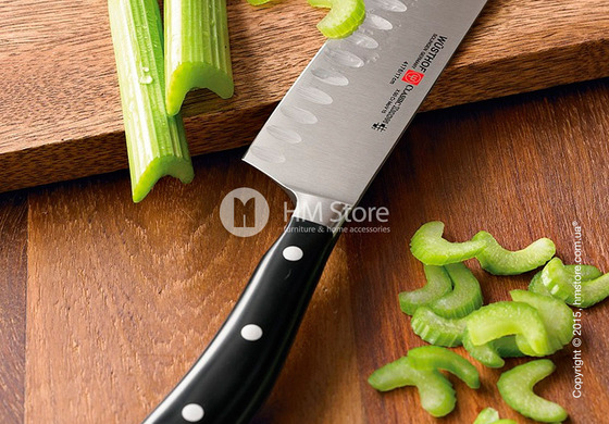 Нож Wüsthof Santoku коллекция Classic Ikon, 17 см, Black