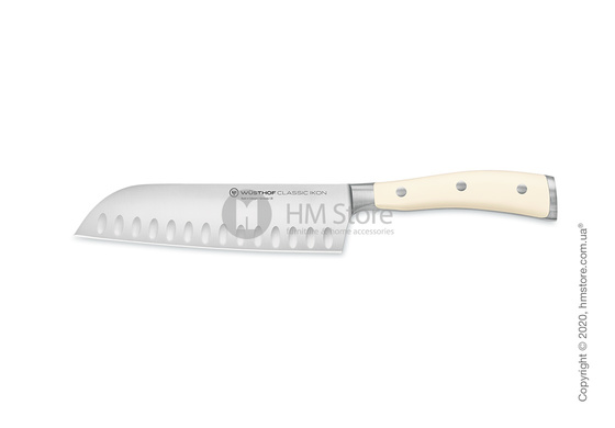 Нож Wüsthof Santoku коллекция Classic Ikon Creme, 17 см, Creme Нож Wüsthof Santoku коллекция Classic Ikon Creme, 17 см, Creme